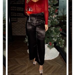 Feeling Festive Lane 201 Satin Pants